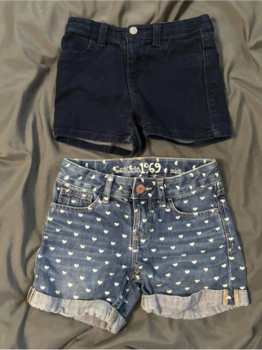Bundle of two denim shorts